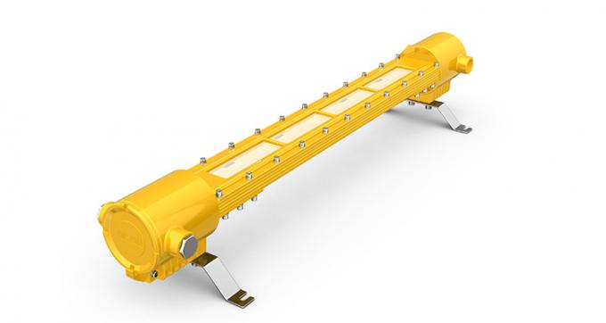 &zwnj;مصباح خطي LED مضاد للانفجار بقدرة 80 واط معتمد من ATEX، هيكل من الألومنيوم بتصنيف IP66 للمناطق الخطرة 2