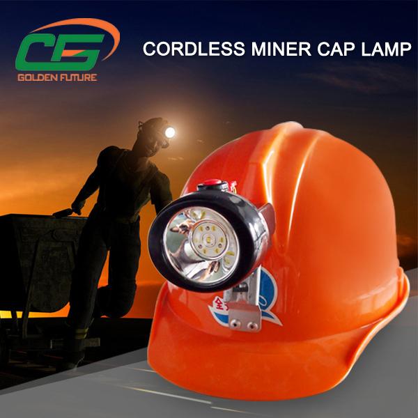 ضوء رأس التعدين المقاوم للانفجار ، مصباح قبعة LED محمول KL2.5LM مع إضاءة 360 درجة 4