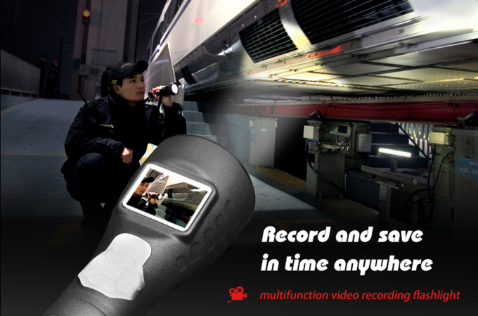 مصباح يدوي LED متعدد الوظائف مع شاشة وDVR لفحوصات سلامة السكك الحديدية 6