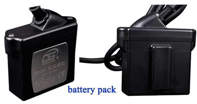 مصباح عامل منجم LED KL5LMC فائق السطوع قابل لإعادة الشحن IP68 مقاوم للماء محمول للتعدين تحت الأرض 2