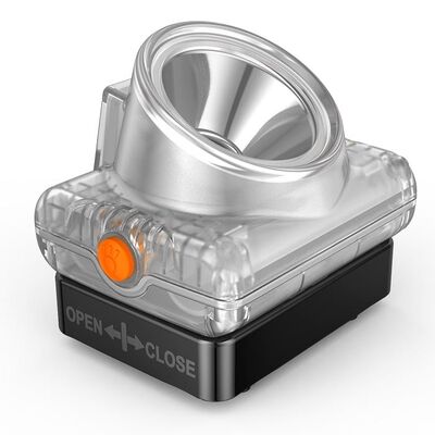 15000Lux ATEX معتمد IP68 مضاد للماء مصباح الغطاء المعدني LED مصباح رأس المنجم بدون سلك