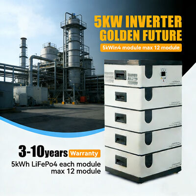 بطارية ليثيوم قابلة للتكديس 20 كيلو واط ساعة 51.2 فولت 400 أمبير في الساعة SPS002 مع حماية كاملة للسلامة عاكس شمسي للنسخ الاحتياطي المنزلي خارج الشبكة