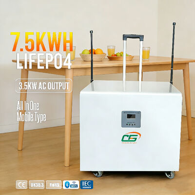 محطة طاقة محمولة متكاملة BH-7.5KWH نظام تخزين بطارية 7.5 كيلو واط ساعة 51.2 فولت 3.6 كيلو واط بطارية Lifepo4