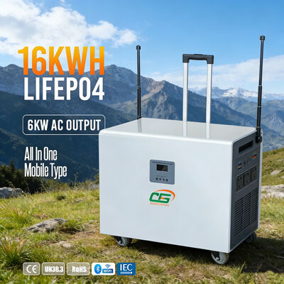محطة طاقة محمولة تعمل بالطاقة الشمسية من سلسلة BH-16KWH الكل في واحد بقدرة 15 كيلو واط في الساعة لشحن المركبات بالطاقة الشمسية
