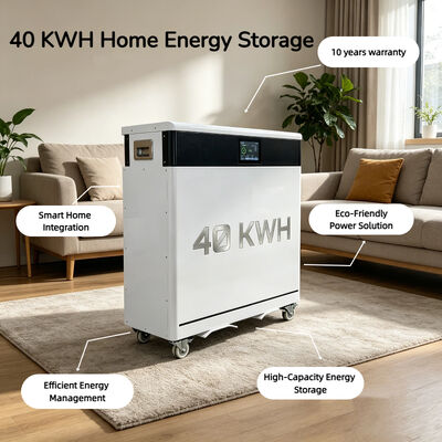 51.2 800Ah 15kwh 20kwh 30kwh 40kwh الدرجة A LiFePO4 الخلايا المنزل بطارية تخزين الطاقة المدمجة في BMS الذكية مع 6000+ دورات عميقة