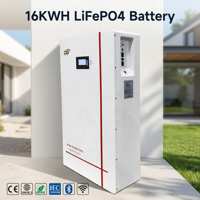 BG02 10kWh 51.2V LiFePO4 بطارية شمسية حزمة تخزين