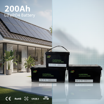 12.8V 314Ah بطارية التخزين LiFePO4 بطارية الليثيوم ذات دورة طويلة مع حماية BMS للمنازل القابلة للإزالة